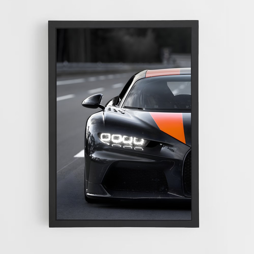 Poster Chiron de super – affiche Bugatti (vue 2)